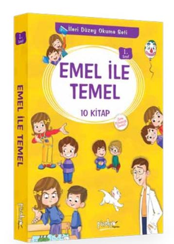 1. Sınıf Emel İle Temel Serisi - İleri Düzey Okuma Seti - 10 Kitaplık 