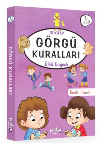 1. Sınıf Görgü Kuralları Serisi - 10 Kitaplık Set %30 indirimli Ülkü D