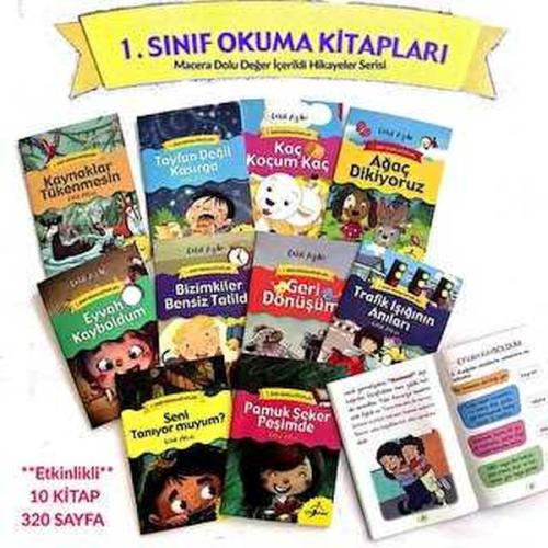 1. Sınıf Okuma Kitapları (10 Kitap Takım) %20 indirimli