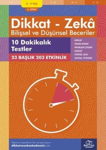 10 Dakikalık Testler (8-9 Yaş) - Dikkat Zeka %20 indirimli Alison Prim