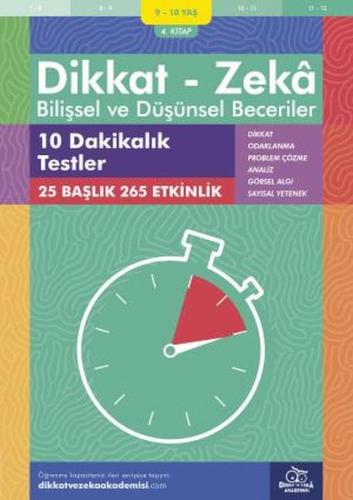 10 Dakikalık Testler (9-10 Yaş) - Dikkat Zeka %20 indirimli Alison Pri