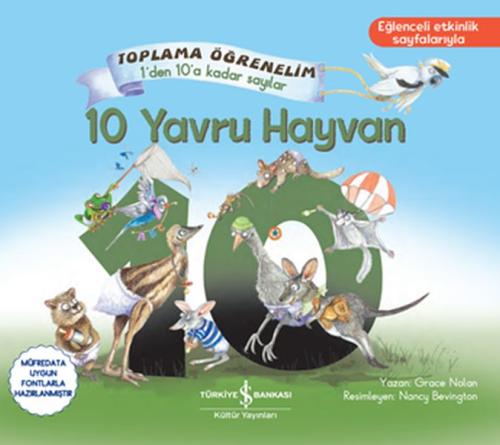 10 Yavru Hayvan - Toplama Öğrenelim 1'den 10'a Sayılar %31 indirimli G