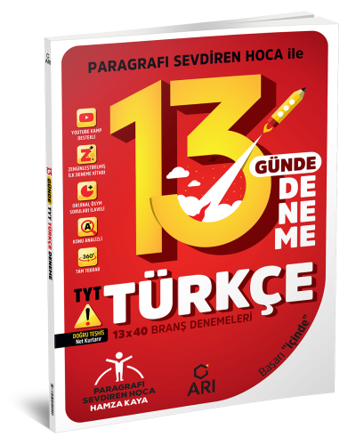 13 Günde TYT Türkçe Deneme Hamza Kaya