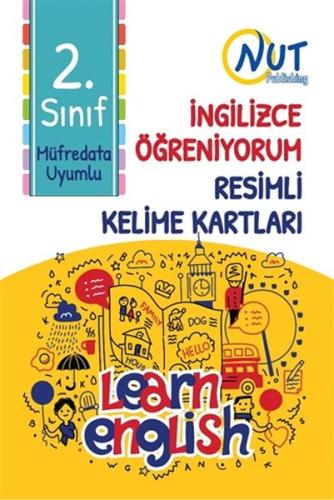 2. Sınıf İngilizce Öğreniyorum Resimli Kelime Kartları %30 indirimli K