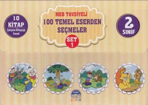 2.Sınıf MEB Tavsiyeli 100 Temel Eser Seçmeler Set 1-10 Kitap Takım %30