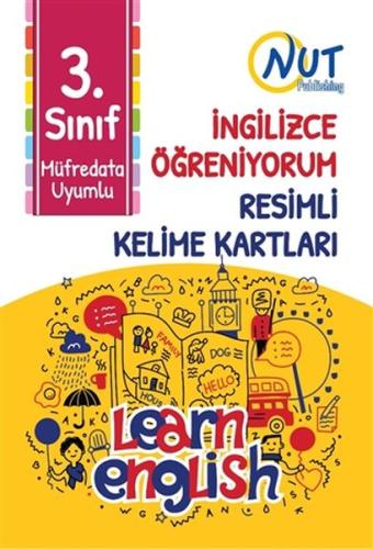 3. Sınıf İngilizce Öğreniyorum Resimli Kelime Kartları %30 indirimli K