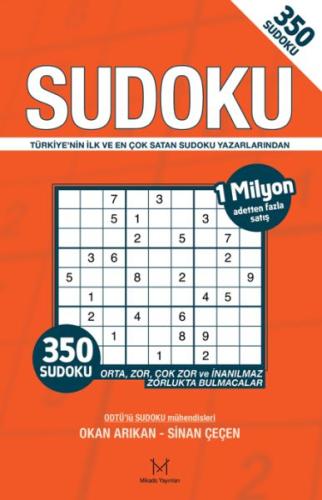 350 Sudoku (Turuncu Kapak) Okan Arıkan