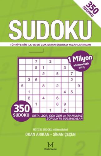 350 Sudoku (Yeşil Kapak) %20 indirimli Şınan Çeçen