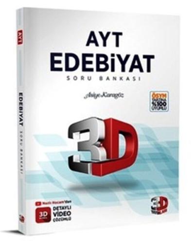 3D 2022 AYT Edebiyat Tamamı Video Çözümlü Soru Bankası %23 indirimli A