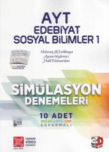 3D AYT Edebiyat Sosyal Bilimler 1 Tamamı Video Çözümlü Simülasyon Dene