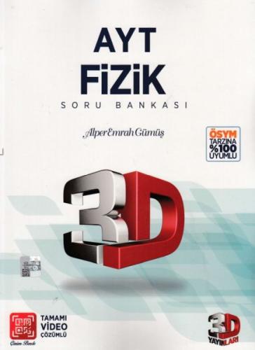 3D Yayınları 2023 AYT 3D Fizik Soru Bankası Alper Emrah Gümüş