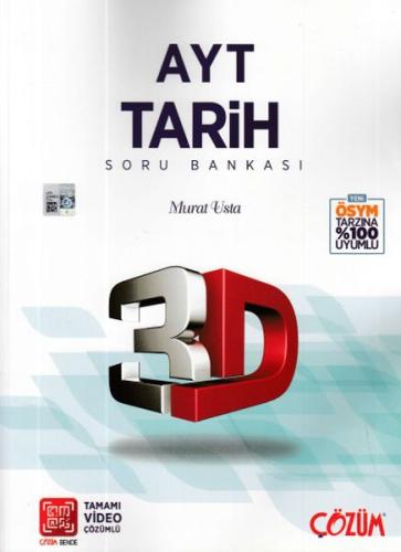 3D Yayınları AYT 3D Tarih Soru Bankası Murat Usta