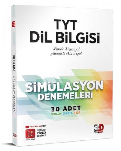 3D TYT Dil Bilgisi Simülasyon 30 Adet Denemeleri Çözüm %23 indirimli F