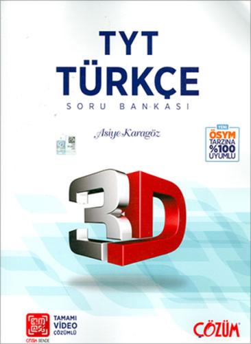 3D Yayınları TYT Türkçe Soru Bankası Asiye Karagöz