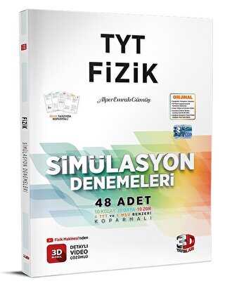 3D Yayınları 2023 TYT 3D Simülasyon Fizik Denemeleri Kolektif