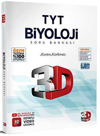 3D Yayınları TYT Biyoloji Tamamı Video Çözümlü Soru Bankası %23 indiri