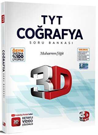 3D TYT Coğrafya Soru Bankası (Yeni) %23 indirimli Muharrem Yiğit