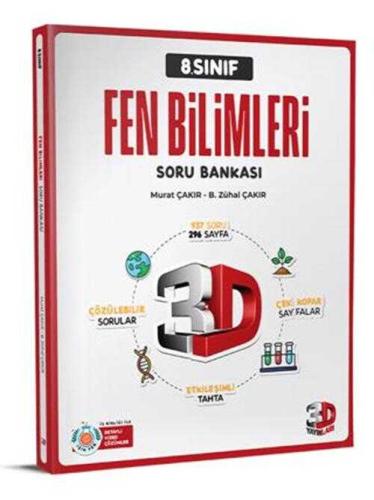 3D Yayınları LGS 3D Fen Bilimleri Soru Bankası Tamamı Detaylı Video Çö