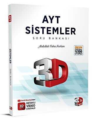 3D Yayınları AYT Sistemler Soru Bankası Kolektif