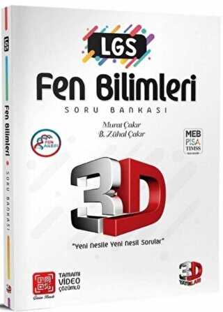 3D Yayınları LGS 3D Fen Bilimleri Soru Bankası Tamamı Video Çözümlü Mu