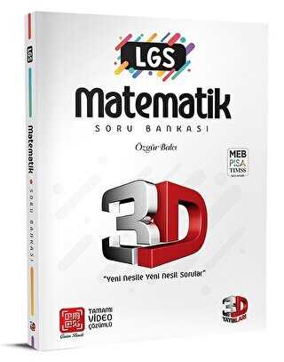 3D Yayınları LGS Matematik Soru Bankası Tamamı Video Çözümlü Özgür Bal