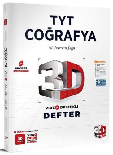 3D Yayınları TYT Coğrafya Video Destekli Defter %23 indirimli Muharrem