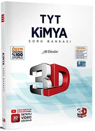 3D Yayınları TYT Kimya Soru Bankası Ali Dindar