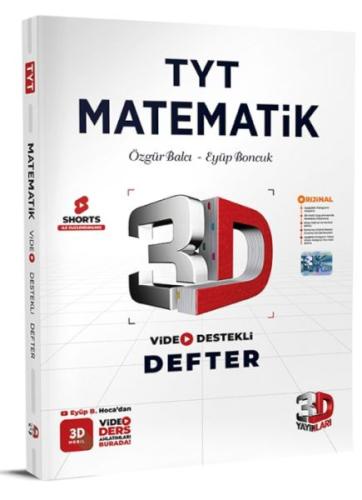 3D Yayınları TYT Matematik Video Defter Not %23 indirimli