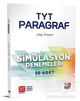 3D TYT Paragraf Tamamı Video Çözümlü Simülasyon Denemeleri (Yeni) %23 