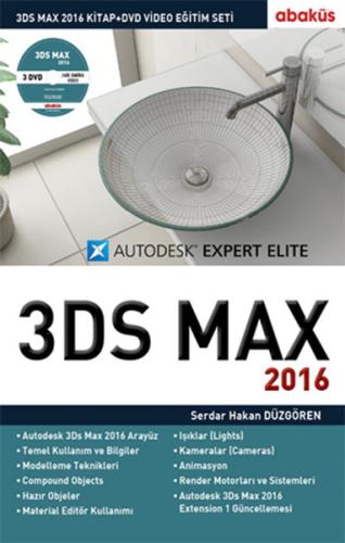 3DS MAX 2016 Eğitim Seti 3 DVD - 1 Kitap Serdar Hakan Düzgören