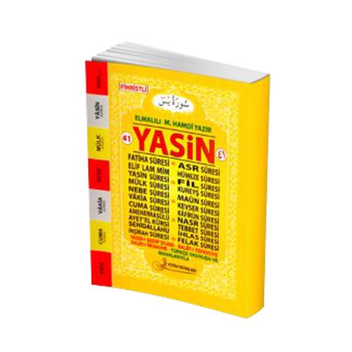 41 Yasin Fihristli (Karşılıklı Türkçeli - Çanta Boy) Kod:F020 %15 indi