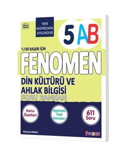 Fenomen Yayınları 5.Sınıf Din Kültürü Ve Ahlak Bilgisi A-B Soru Bankas