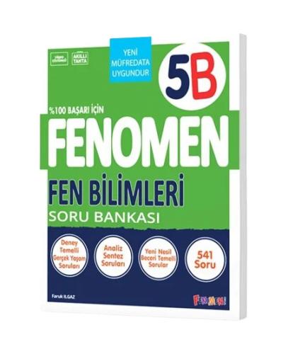 Fenomen Yayınları 5.Sınıf Fen Bilimleri B Soru Bankası