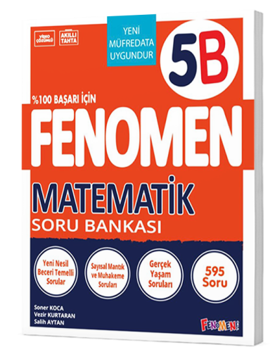 Fenomen Yayınları 5.Sınıf Matematik B Soru Bankası