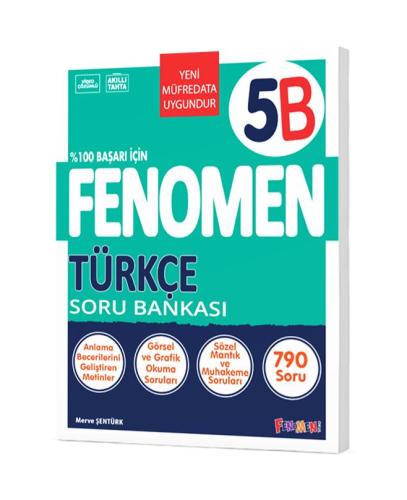 Fenomen Yayınları 5.Sınıf Türkçe B Soru Bankası