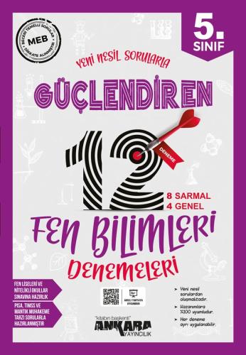 5. Sınıf Fen Bilimleri Güçlendiren Denemeleri (12 Adet) Ankara Yayıncı