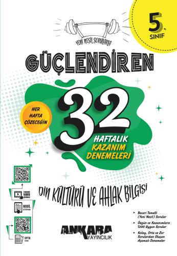 5.Sınıf Güçlendiren 32 Haftalık Din Kültürü ve Ahlak Bilgisi Kazanım D