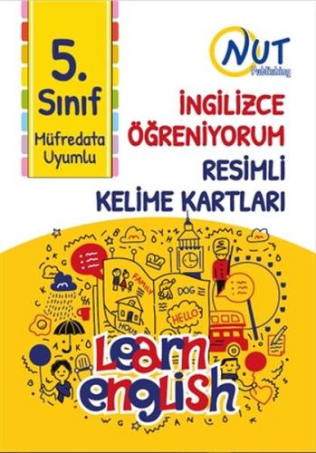 5. Sınıf İngilizce Öğreniyorum Resimli Kelime Kartları %30 indirimli K