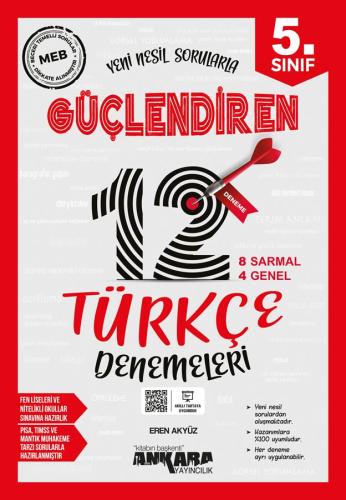 5. Sınıf Türkçe Güçlendiren Denemeleri (12 Adet) Ankara Yayıncılık Kom