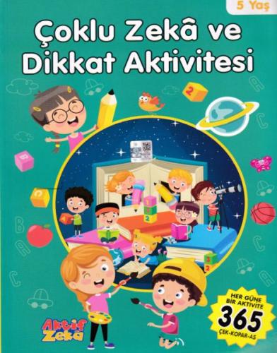 5 Yaş Çoklu Zeka ve Dikkat Aktivitesi - Yeşil Kitap %26 indirimli Kole