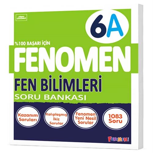 Fenomen Yayınları 6.Sınıf Fen Bilimleri A Soru Bankası