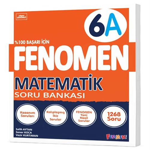 Fenomen Yayınları 6.Sınıf Matematik A Soru Bankası