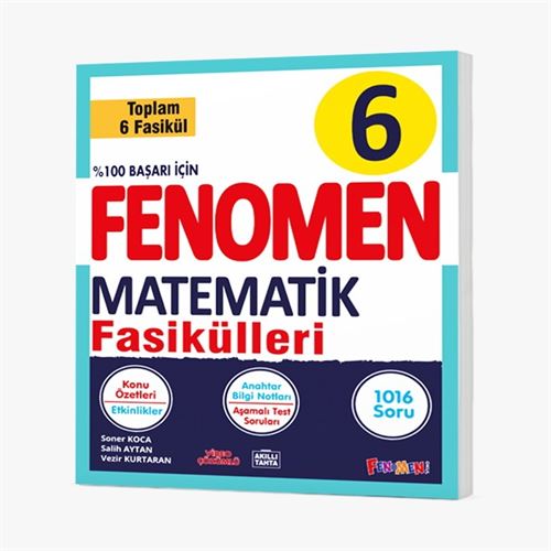 Fenomen Yayınları 6.Sınıf Matematik Fasikül Seti