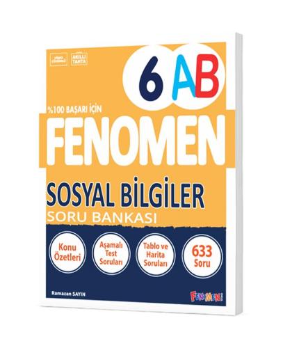 6 FENOMEN SOSYAL BİLGİLER (A-B) SORU BANKASI Fenomen Komisyon