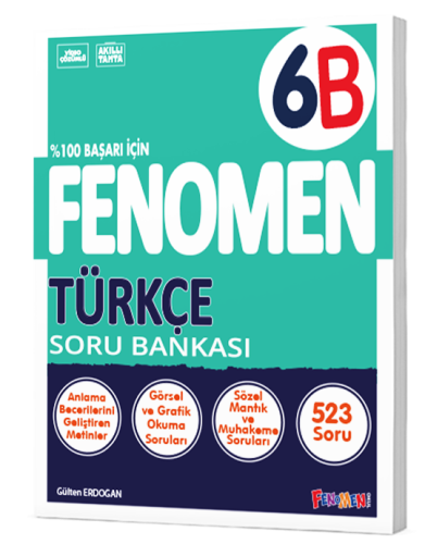 Fenomen Yayınları 6.Sınıf Türkçe B Soru Bankası