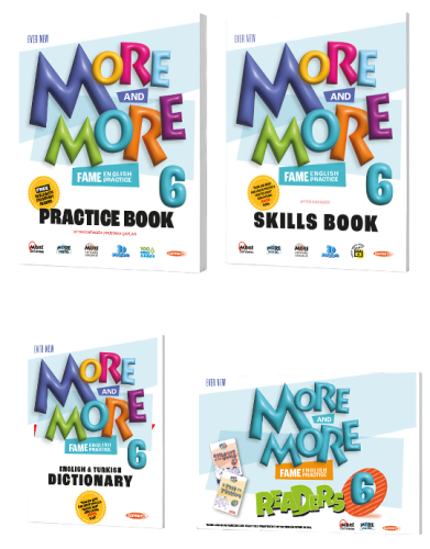 6 More&More Practıce Book & Dıctıonary & Skılls Book (4 Lü Set)