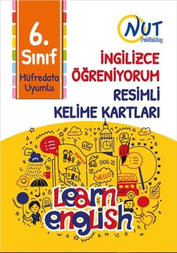 6. Sınıf İngilizce Öğreniyorum Resimli Kelime Kartları %30 indirimli K