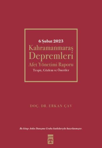 6 Şubat Kahramanmaraş Depremleri %15 indirimli Erkan Çav