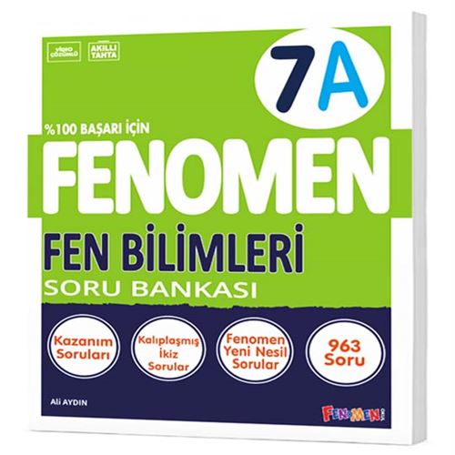 Fenomen Yayınları 7.Sınıf Fen Bilimleri A Soru Bankası