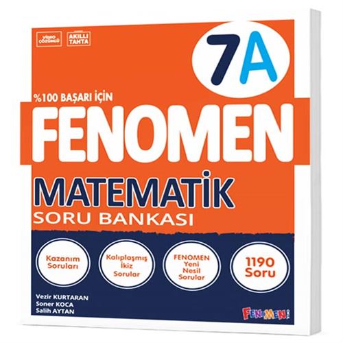 Fenomen Yayınları 7.Sınıf Matematik A Soru Bankası